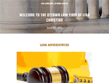 Tablet Screenshot of criminallawinottawa.com